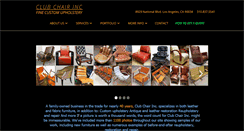 Desktop Screenshot of finecustomupholstery.com