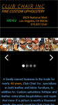 Mobile Screenshot of finecustomupholstery.com
