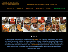 Tablet Screenshot of finecustomupholstery.com